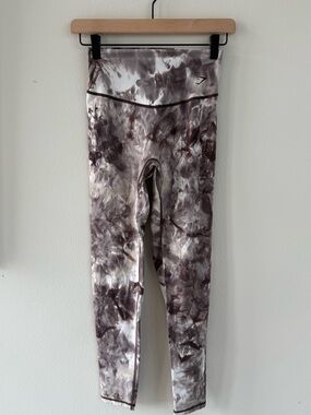 Gymshark Elevate Leggings Cement Brown Spray Dye